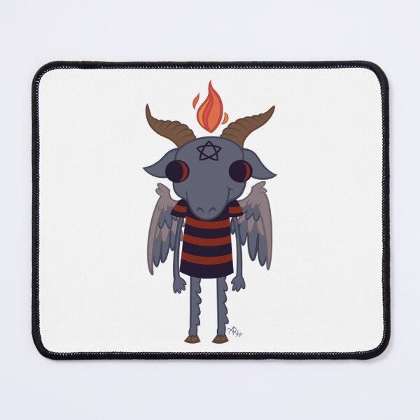 Item preview, Baphomet Cute Chibi Horned Goat Occult Ink Art designed and sold by Reneearss.
