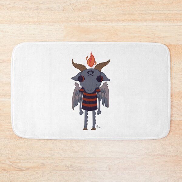 Item preview, Baphomet Cute Chibi Horned Goat Occult Ink Art designed and sold by Reneearss.