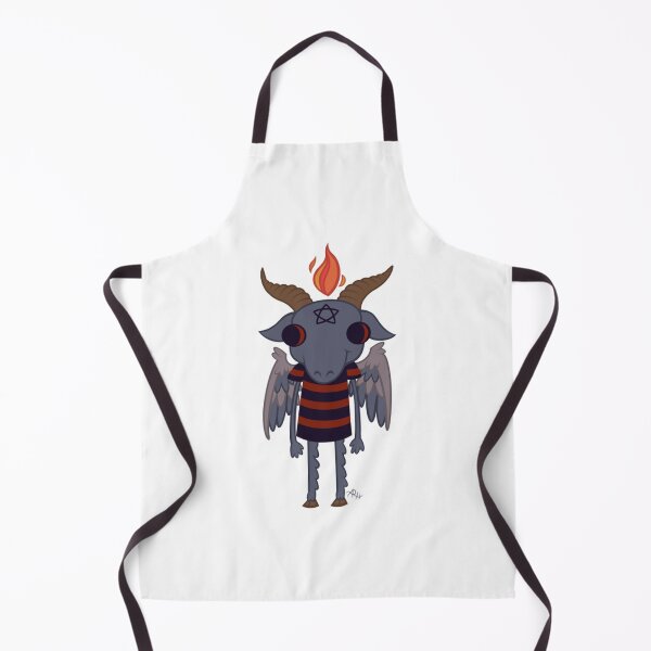 Item preview, Baphomet Cute Chibi Horned Goat Occult Ink Art designed and sold by Reneearss.
