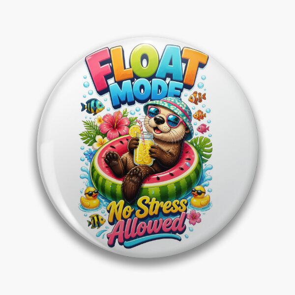 Item preview, Float Mode Otter Pool Party designed and sold by Sovereign Supply Co..