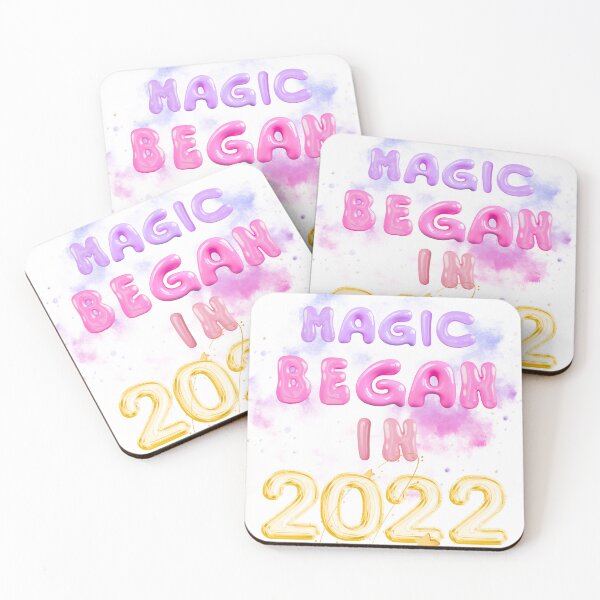 Item preview, La magia comenzó en 2022, cumpleañera, nacida en 2022, globos de cumpleaños designed and sold by FoxMolter-Shop.