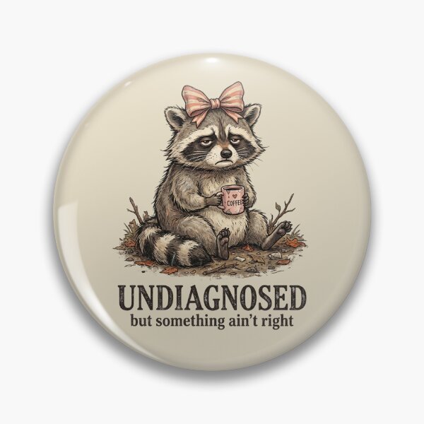 Item preview, Undiagnosed But Something Ain't Right Funny Saying designed and sold by dudelinart.