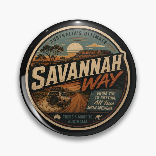 Item preview, Savannah Way Australias Ultimate Aussie Adventure Road Trip Outback designed and sold by Yellowriversss.