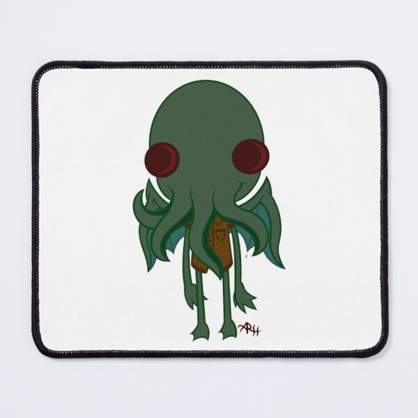 Item preview, Cthulhu Cute Chibi Lovecraftian Sea Monster Ink Art designed and sold by Reneearss.