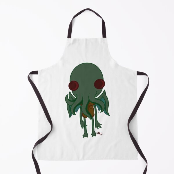 Item preview, Cthulhu Cute Chibi Lovecraftian Sea Monster Ink Art designed and sold by Reneearss.