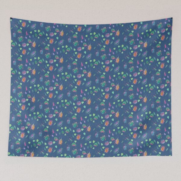 Item preview, whimsical Bugs Blue Mode designed and sold by Sukilopi.