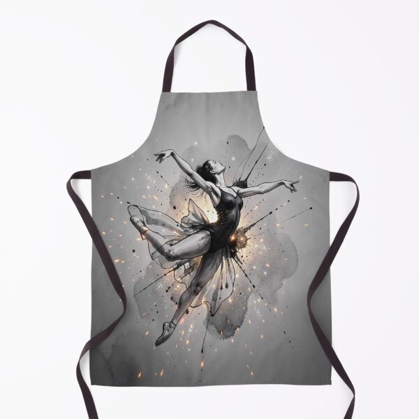 Item preview, Ballet Dancer – Ink Burst & Motion Glow, Monet Inspired designed and sold by FotoworldEdel.