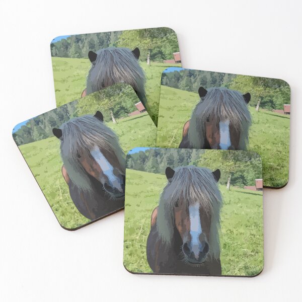 Item preview, A horse in the meadow designed and sold by JourneyLines.