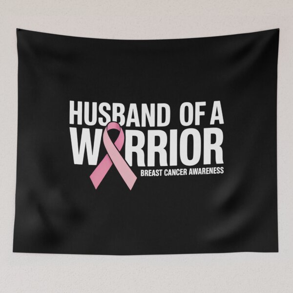 Item preview, Husband of a Warrior Pink Ribbon Breast Cancer Awareness designed and sold by SapfireStuArt.