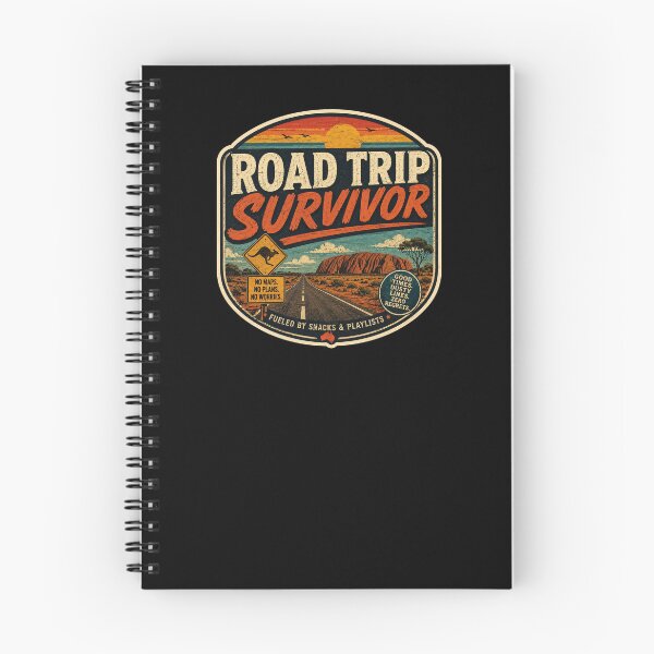 Item preview, Road Trip Survivor Fueled By Snacks And Playlists Funny Australia designed and sold by Yellowriversss.