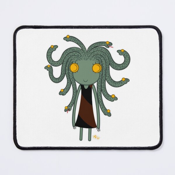 Item preview, Mermy Cute Chibi Siren Deep Sea Monster Ink Art designed and sold by Reneearss.