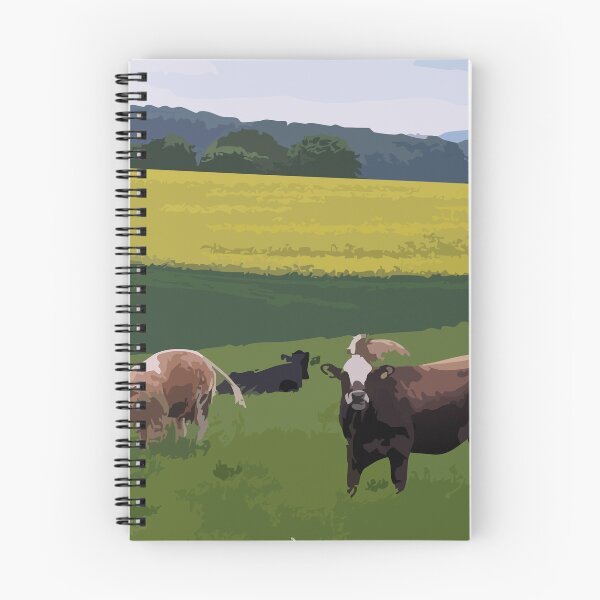 Item preview, Cows in front of a rapeseed field designed and sold by JourneyLines.
