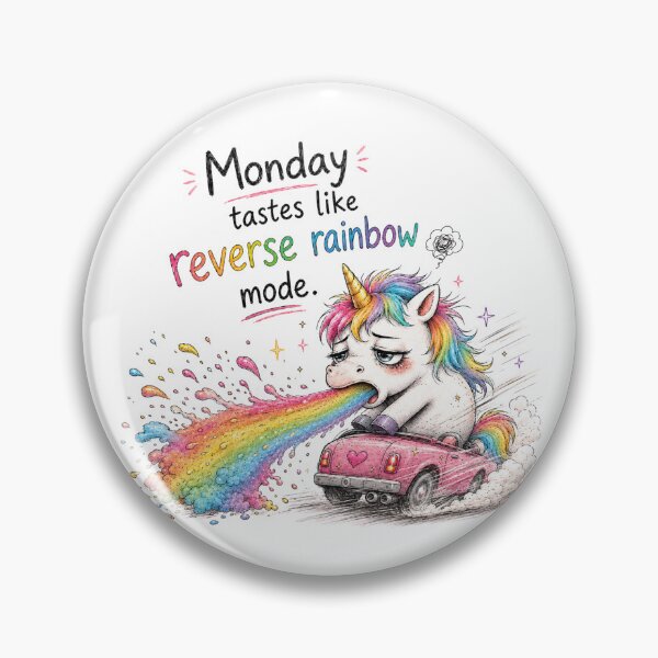 Item preview, Monday Tastes Like Reverse Rainbow Mode designed and sold by Tinosshop.