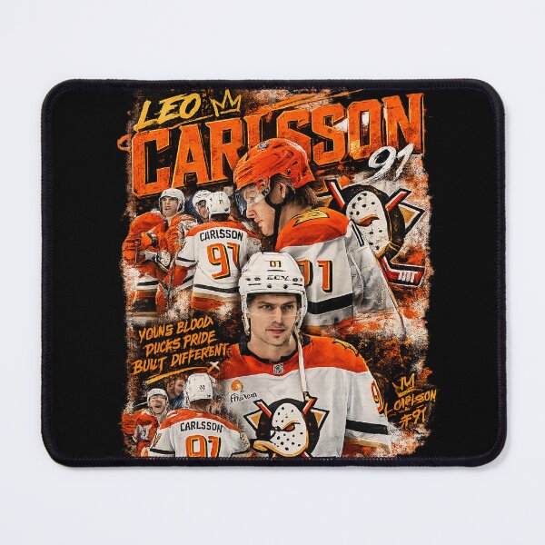 Item preview, Leo Carlsson 91 Vintage Hockey Streetwear Graphic T-Shirt | Ducks Pride Sports Fan Retro Tee designed and sold by Graphic Therapist.
