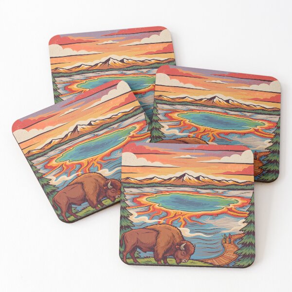 Item preview, Yellowstone Golden Sunset designed and sold by KristenosNehk.