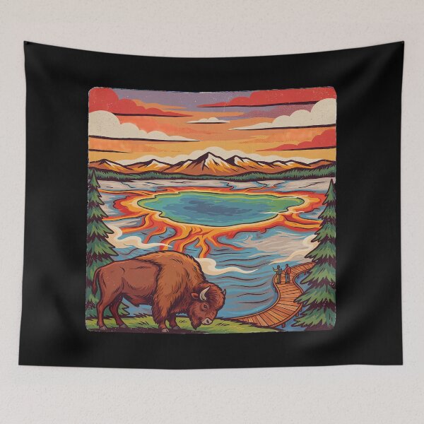 Item preview, Yellowstone Golden Sunset designed and sold by KristenosNehk.