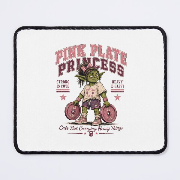 Item preview, Pretty Strong Pink Plate Gym Club designed and sold by FindYouByZ.
