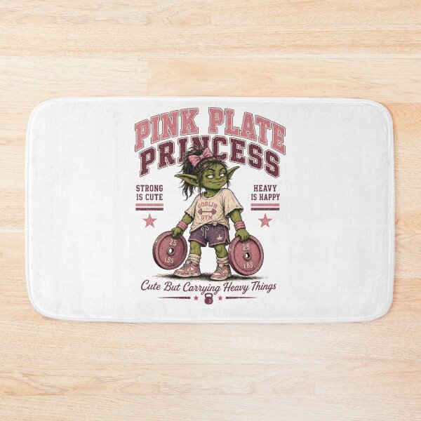 Item preview, Pretty Strong Pink Plate Gym Club designed and sold by FindYouByZ.