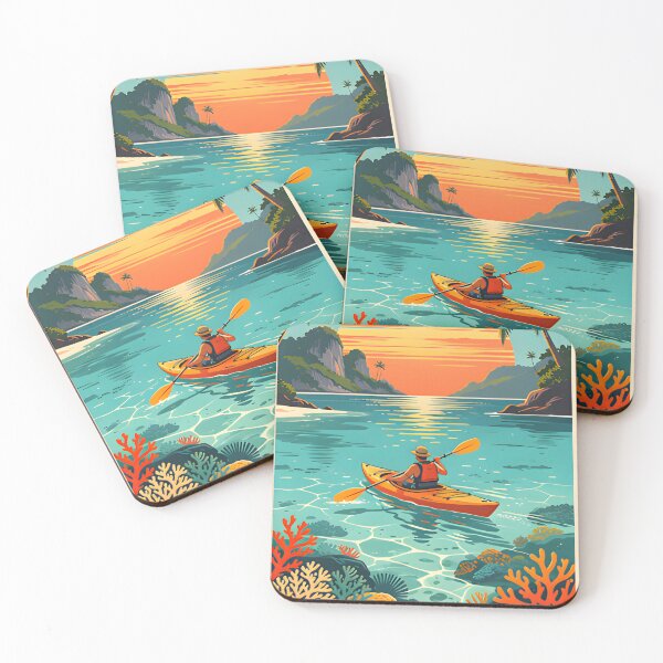 Item preview, Sunset Kayak Adventure – Tropical Thailand Lagoon designed and sold by Spirit of Siam.