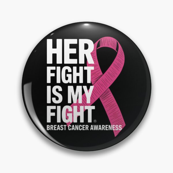 Item preview, Her Fight Is My Fight Pink Ribbon Breast Cancer Awareness designed and sold by SapfireStuArt.