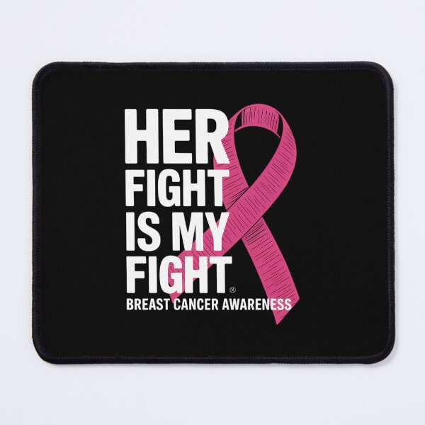 Item preview, Her Fight Is My Fight Pink Ribbon Breast Cancer Awareness designed and sold by SapfireStuArt.