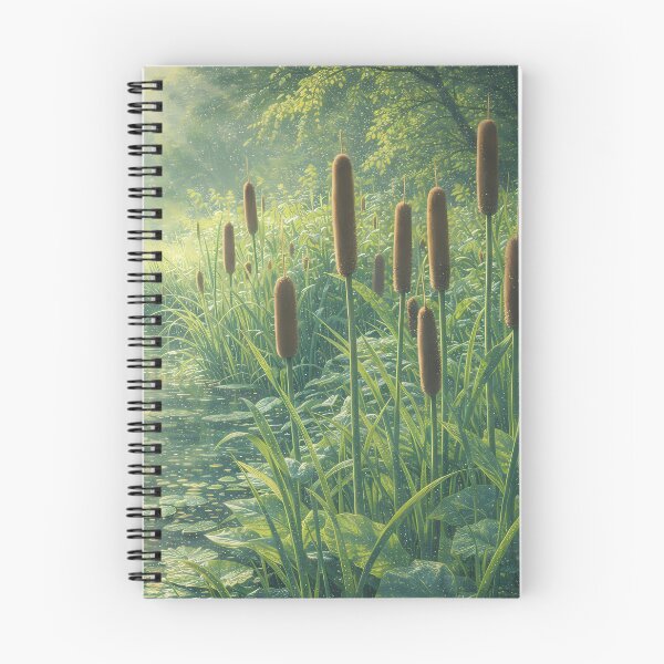Item preview, Sunlit River and Cattails designed and sold by M-Y-A-R-T-.
