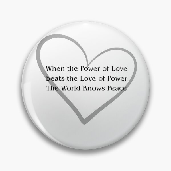 Item preview, Love Quote – Peace & Love Watercolor Heart  designed and sold by DKalaiStudio.
