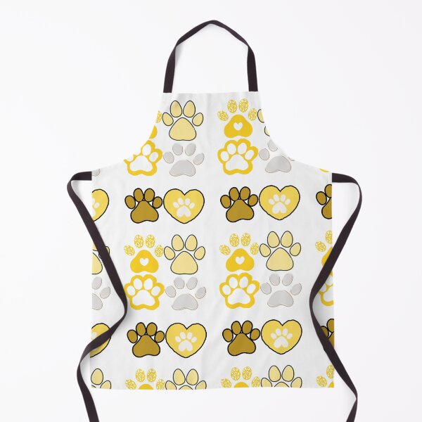 Item preview, Paw Prints in Yellow designed and sold by TeeGeeTees.