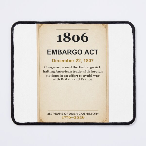 Item preview, America 250 | Embargo Act | 1806 designed and sold by ariksworld.