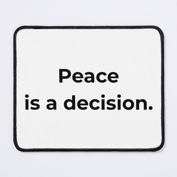Item preview, Peace is a decision. designed and sold by MPSTUDIOPL.
