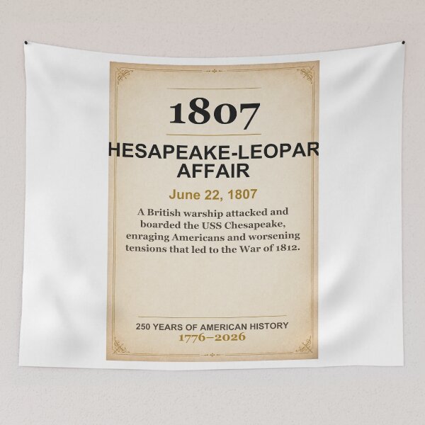 Item preview, America 250 | Hesapeake-Leopar Affair | 1807 designed and sold by ariksworld.