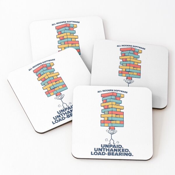 Item preview, Unpaid Unthanked Load-Bearing Software Dev designed and sold by Bianca Oltean.