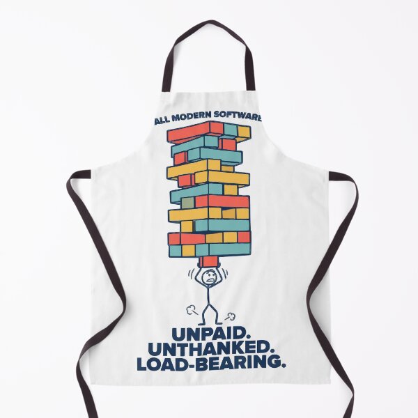 Artikelvorschau, Unpaid Unthanked Load-Bearing Software Dev entworfen und verkauft von Bianca Oltean.