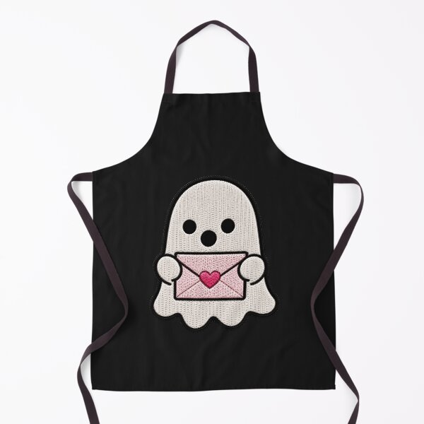 Item preview, Cute Ghost Mail Kawaii Embroidery Patch Design designed and sold by ColorSplash123.