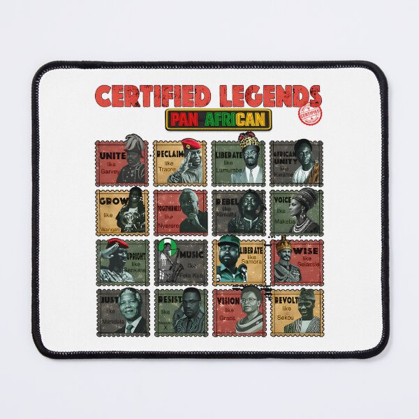 Item preview, Certified Legends Pan African Revolutionary Icons - Sankara Lumumba Nkrumah Traore Garvey designed and sold by angelinalkio.