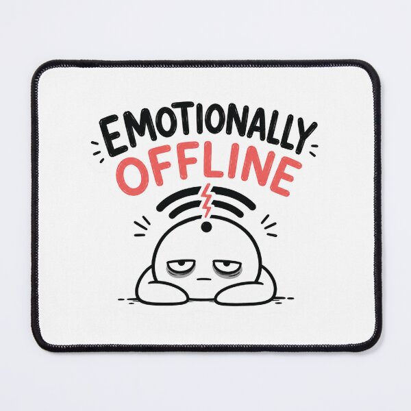 Item preview, Emotionally Offline Funny WiFi Sticker designed and sold by Get-some-rest.
