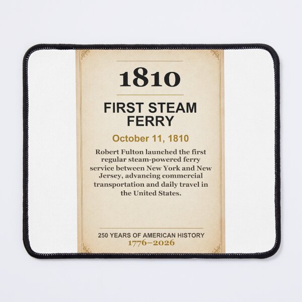 Item preview, America 250 | First Steam Ferry | 1810 designed and sold by ariksworld.