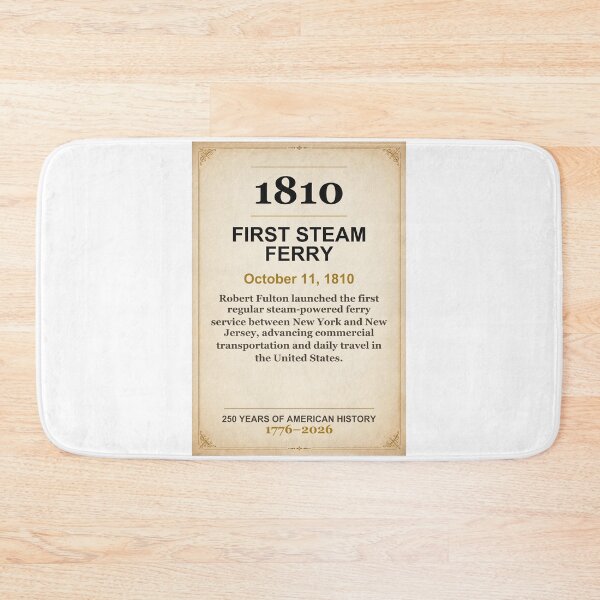 Item preview, America 250 | First Steam Ferry | 1810 designed and sold by ariksworld.