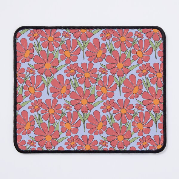 Item preview, Peach Garden Florals on lilac designed and sold by creativebakergb.