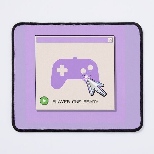 Item preview, Player One Ready Gaming Sticker | Y2K Chrome Cursor Controller Aesthetic Design designed and sold by loading crush.