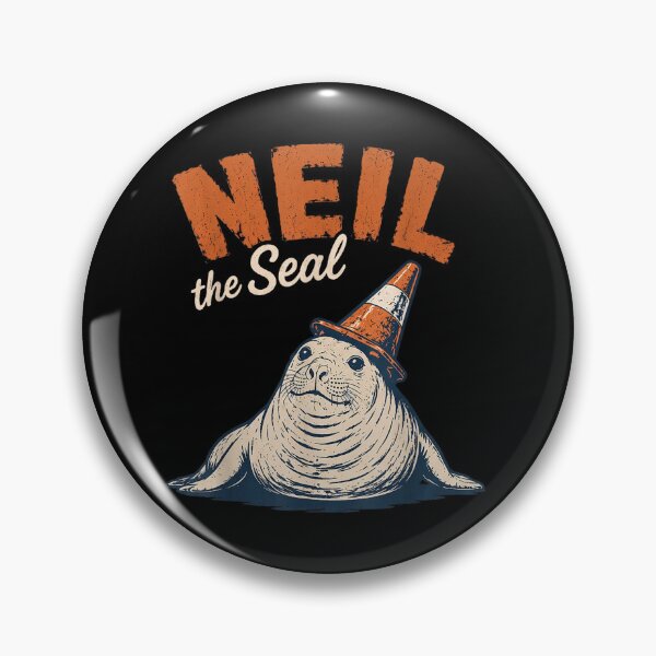 Item preview, Neil The Seal Funny Elephant Seal Meme designed and sold by OMITTEROMINOUS.