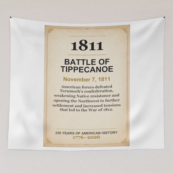 Item preview, America 250 | Battle of Tippecanoe | 1811 designed and sold by ariksworld.