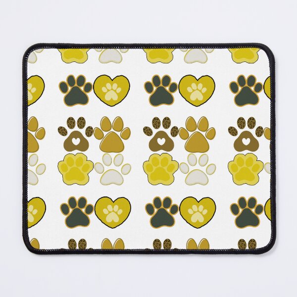 Item preview, Paw Prints in Black and Gold designed and sold by TeeGeeTees.