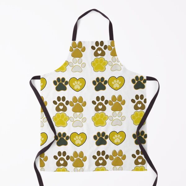 Item preview, Paw Prints in Black and Gold designed and sold by TeeGeeTees.