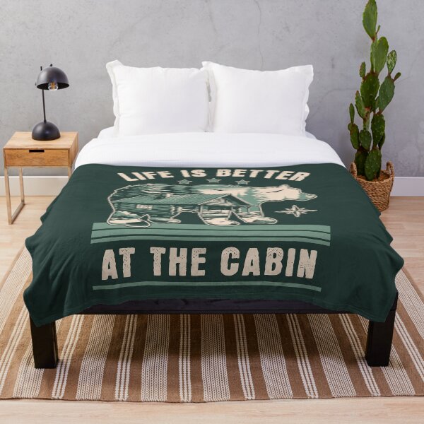 Item preview, Life is Better at the Cabin designed and sold by Twosided.