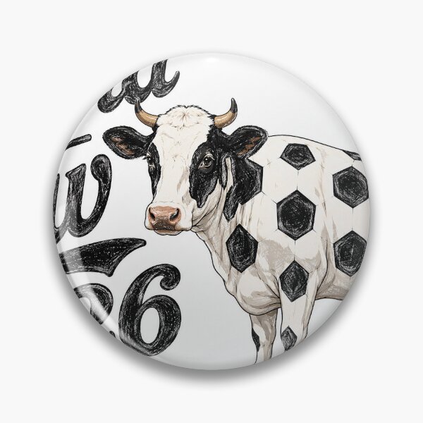 Item preview, World Cow 2026 - Funny Soccer designed and sold by Hen-C-Art.