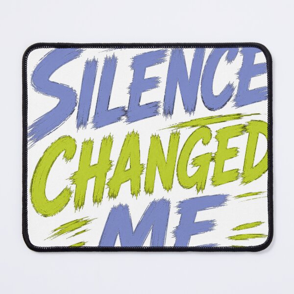 Item preview, Silence Changed Me – Emotional Typography Quote T-Shirt | Healing & Self Growth Design designed and sold by Saraisha Studio.