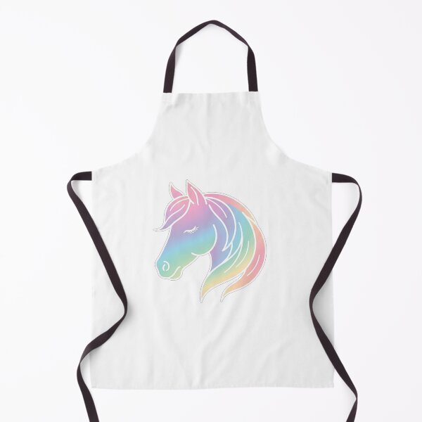 Item preview, Pastel Rainbow Horse Profile designed and sold by Owcomm.