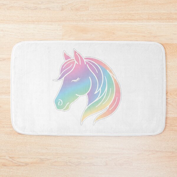 Item preview, Pastel Rainbow Horse Profile designed and sold by Owcomm.