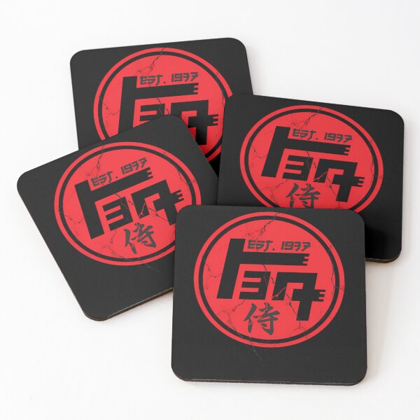 Item preview, Distressed Red Textured Circle Bold Black Hieroglyphic Text designed and sold by reyesradio.